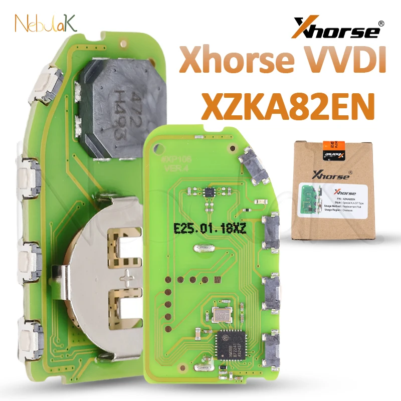 

XZKA82EN Universal Key PCB Exclusively For Hyundai Kia Special Keyless Circuit Board Programming Xhorse VVDI Global 4 Buttons