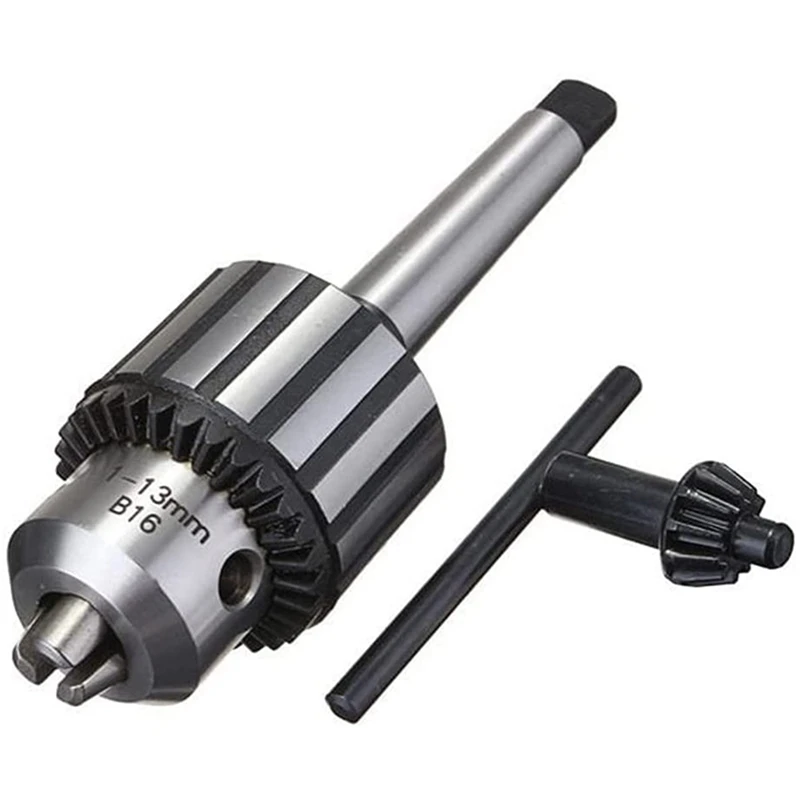 

Heavy Duty Drill Chuck Capacity With MT2 Morse Taper 2 Tool Holder And K32 Key