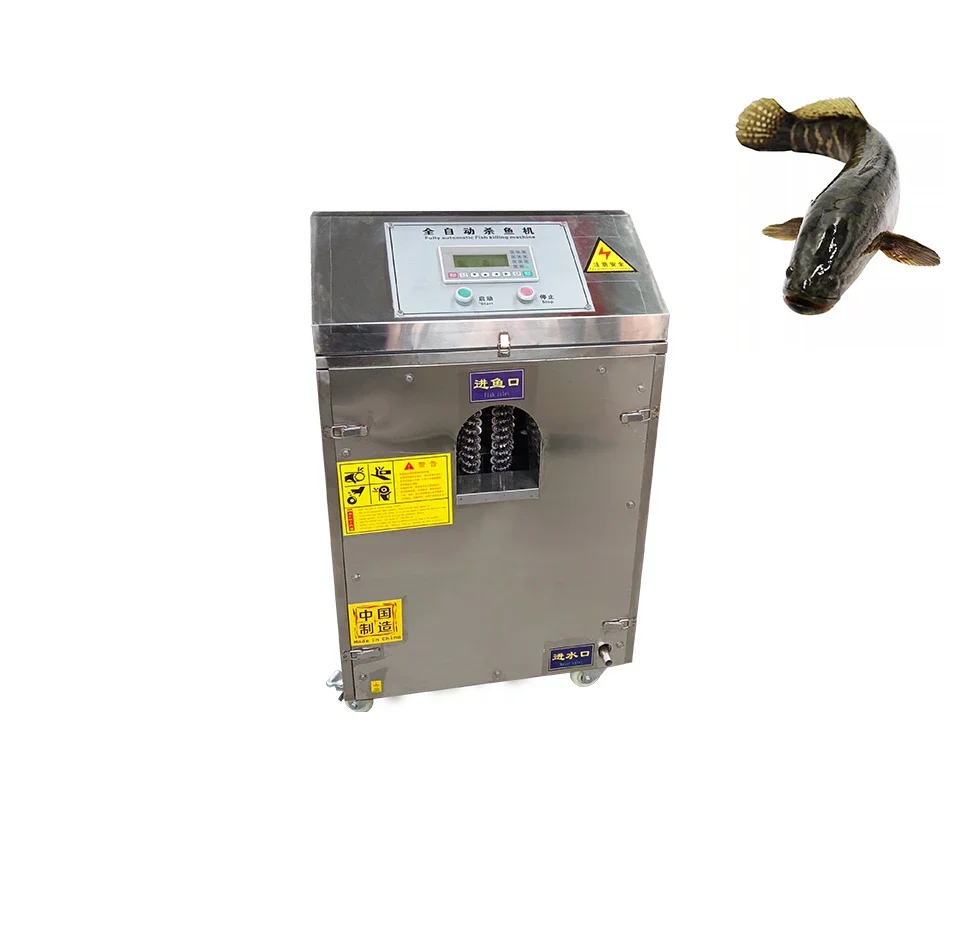 Fully Automatic Fish Killing Machine with Descaling and Belly Opening Integrated Function