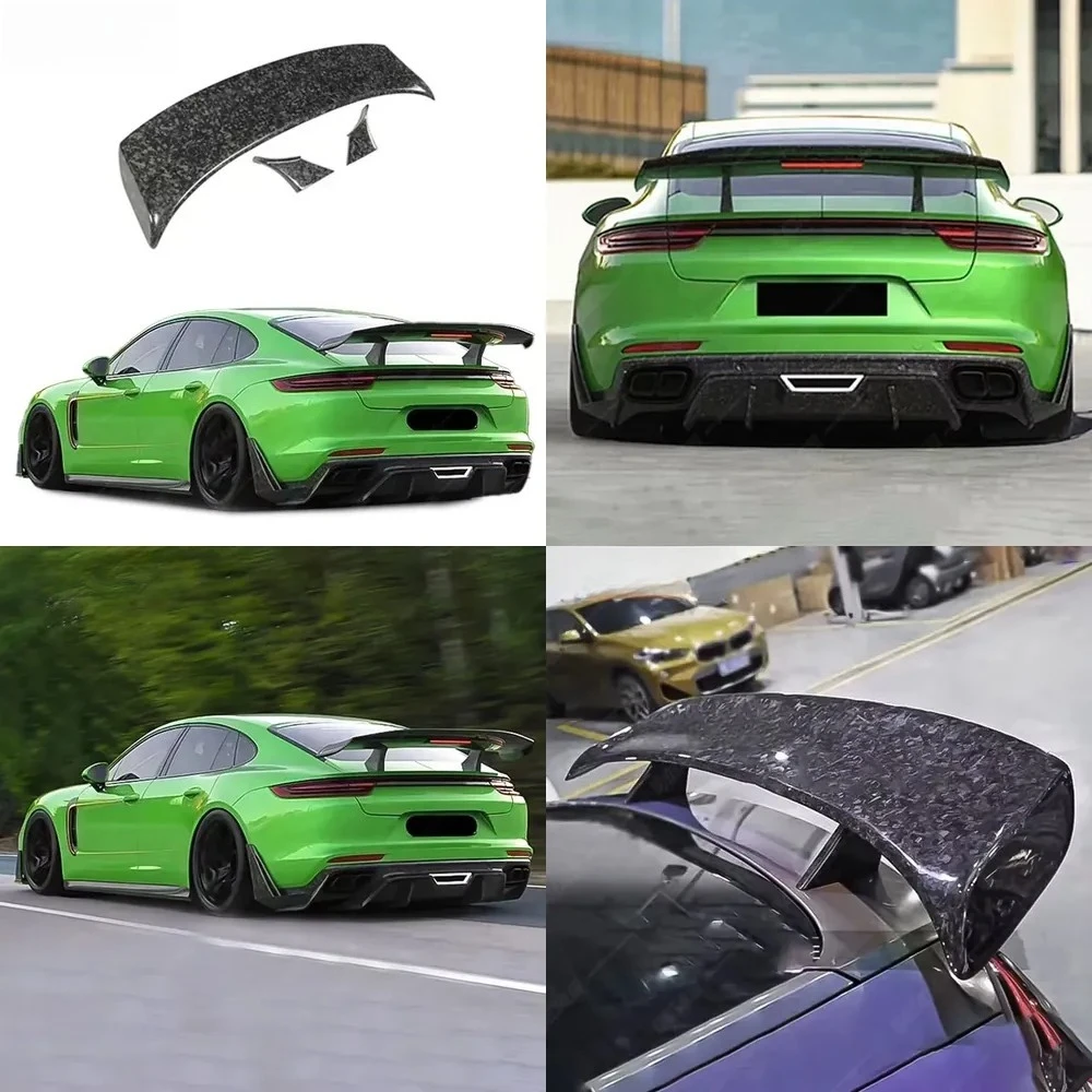 Car Accessories 2017-2020 SD Style Spoiler for 971 Carbon Fiber Spoiler Rear Wing