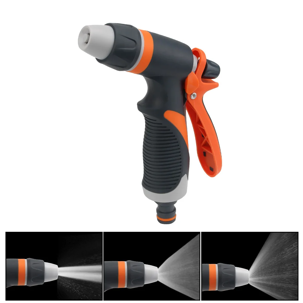 

Hose Sprinkler Nozzle Car Washer Multifunction High Pressure Handheld Adjustable Spray Lawn Watering