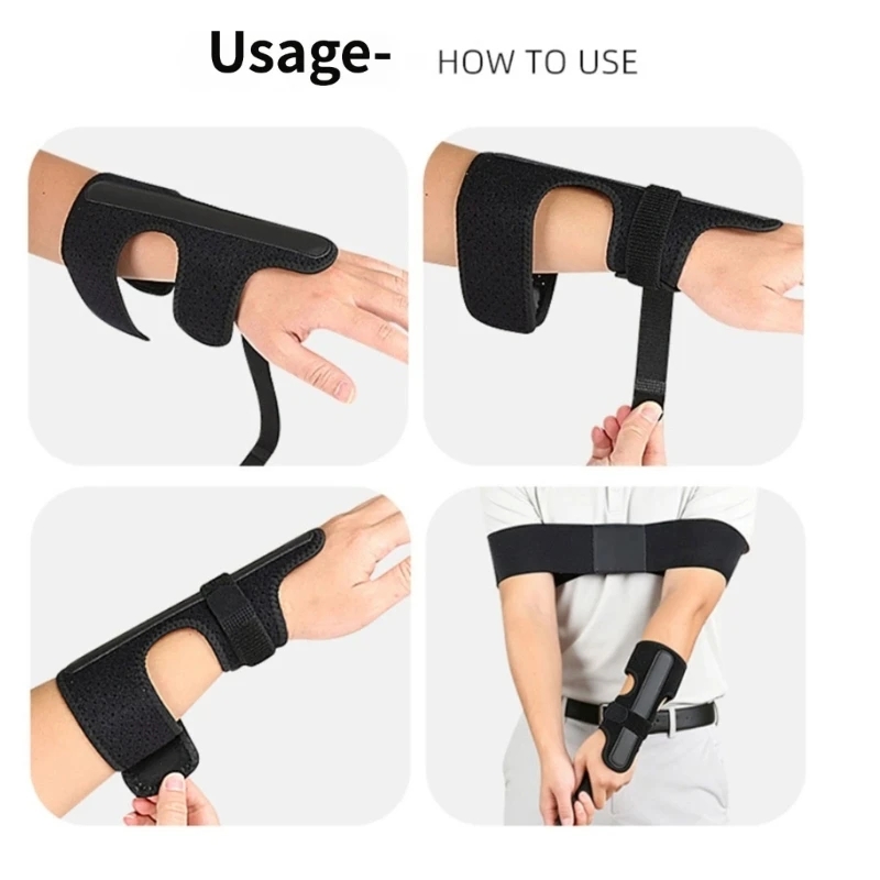 Golf Practice Strap Set for Wrist Alignment and Arm Connection