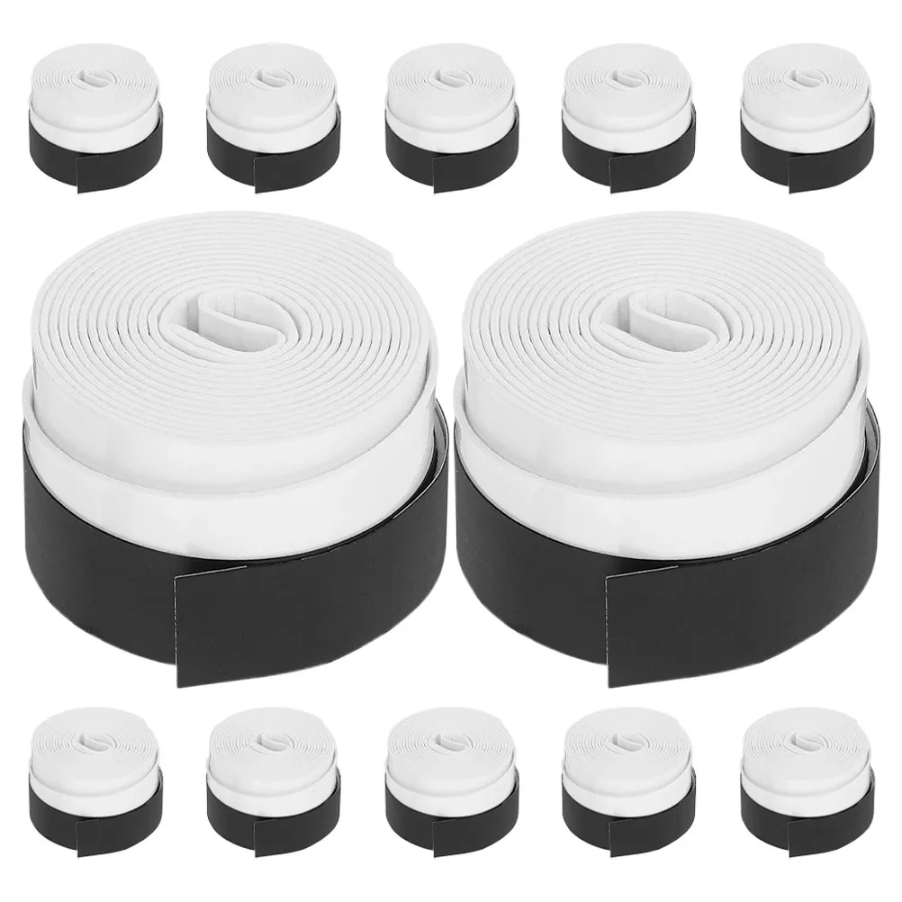 

12 Pcs Grip Tape Sweatb Wrap for Racket H Protector White Tennis Racket Soft Thin Durable AntiSlip Tennis Racquet H
