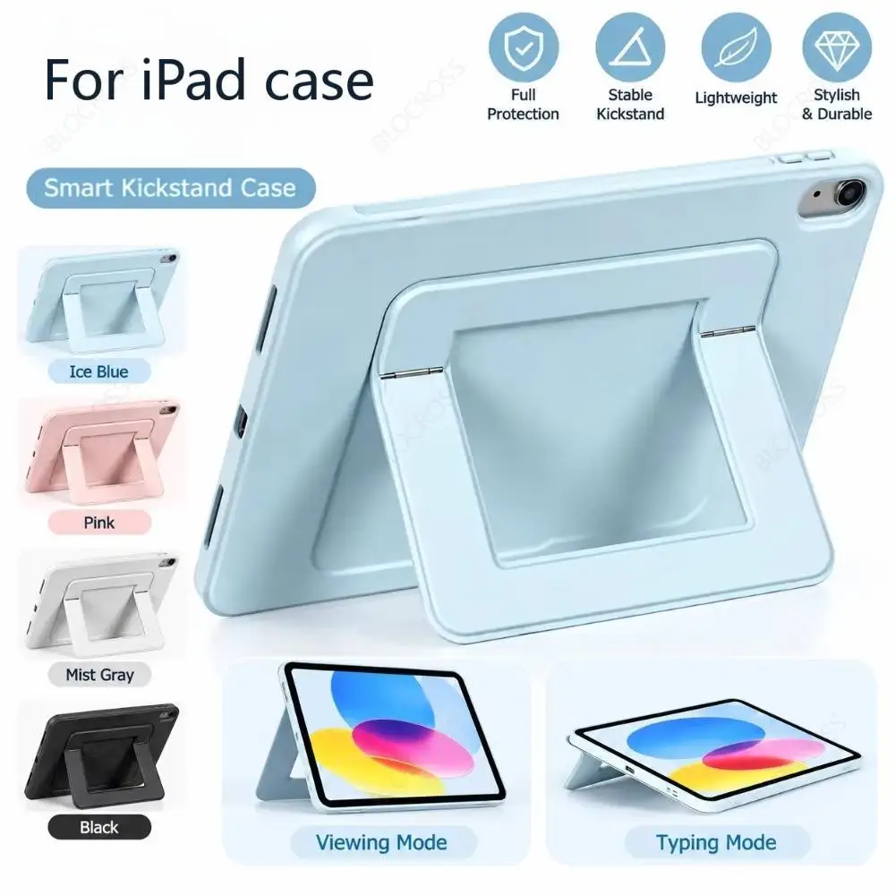 Multi-Angle Stand Case For iPad A19 12th A16 11th 10th Pro 11 12.9 Air 11 13 Air 4 Air 5 10.9 mini 6 7 10.2 7th 8th 9th Funda