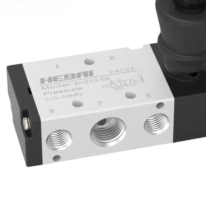 4H210-08 Manual Hand Lever Operated Valve 4-Way 2-Position Hydraulic Directional Control Valve for Hydraulic System