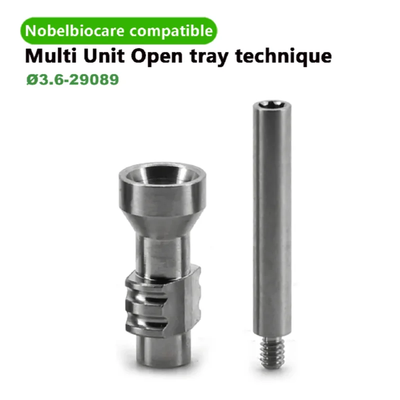 Dental Parts For Nobel Muti Unit Abutment Open Tray Transfer Coping Impression Pick-up Analog Screw Lab Prosthetic Kit