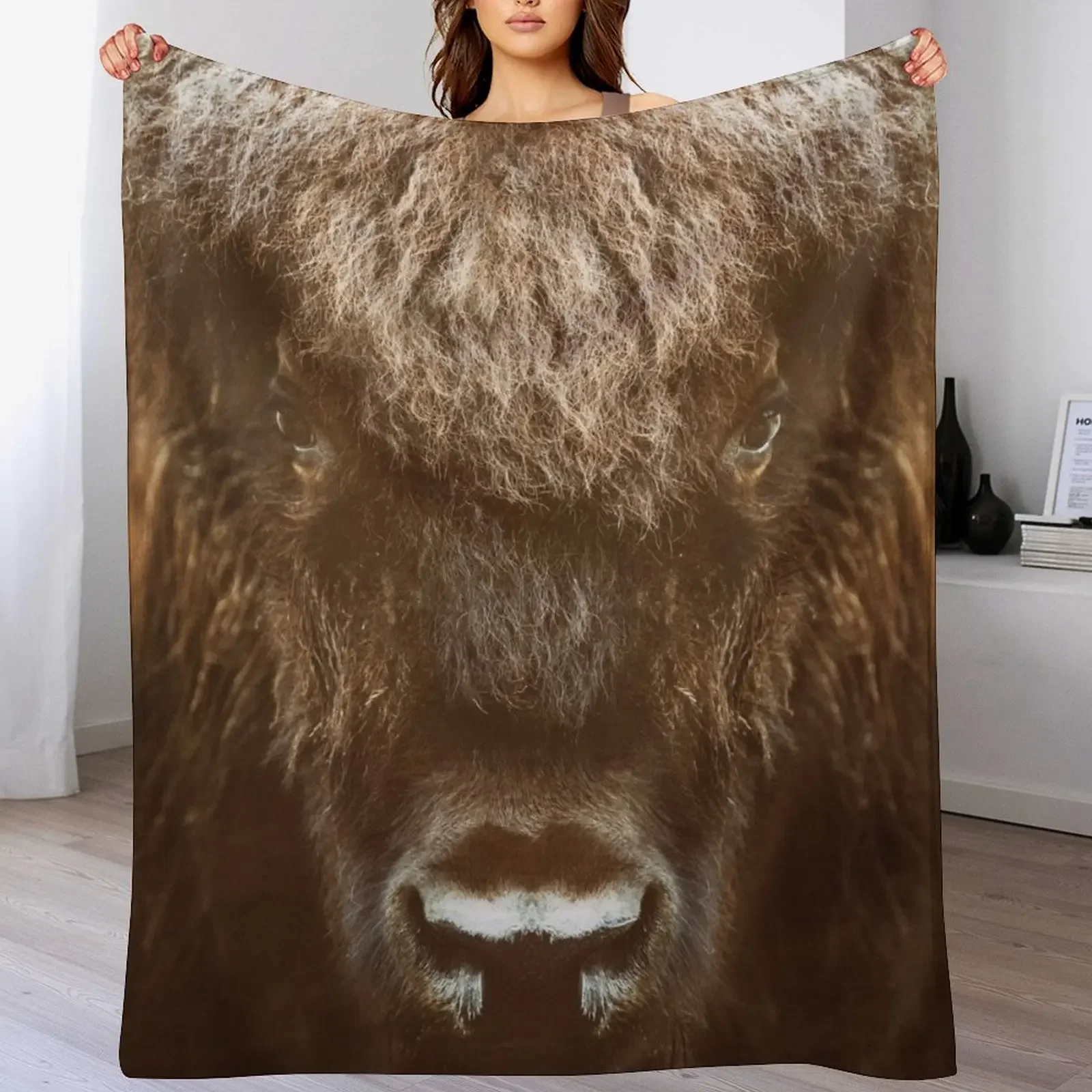 

Bison Throw Blanket Bed Soft Big Furry Blankets For Bed Blankets