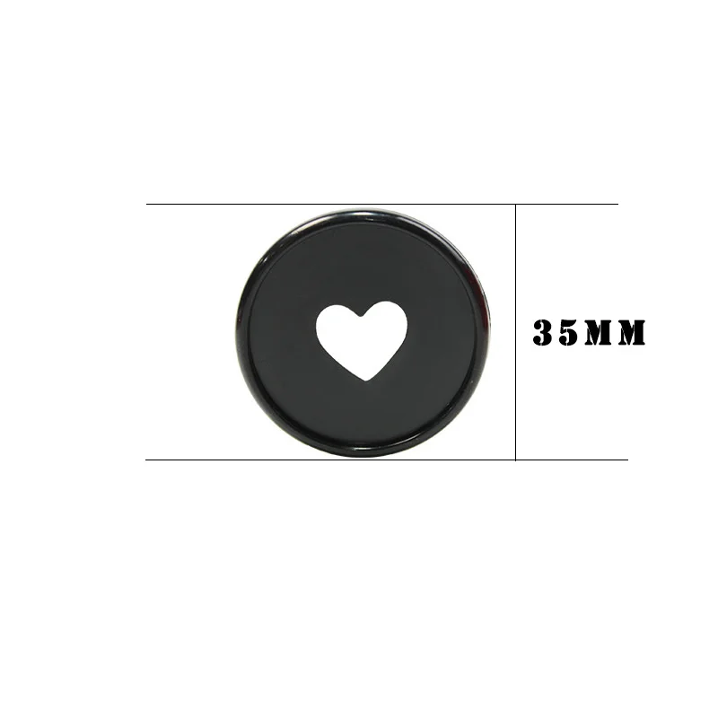 Mushroom Hole Notebook Colorful Binding 100PCS 35MM Plastic Disc Heart DIY Office Binder Rings Loose Leaf Round Buckle Hoop