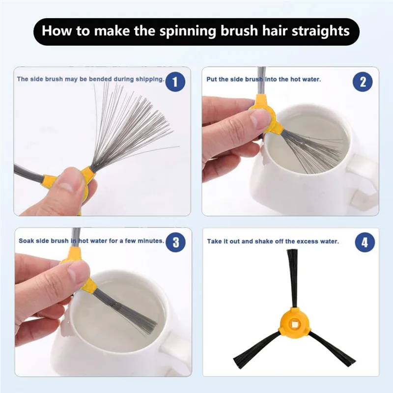 A05G-Replacement Parts For Ecovacs Deebot N79 N79S DN622 500 N79W N79SE / Yeedi K600 K700 / Deebot 500 DC3G Accessories Kit