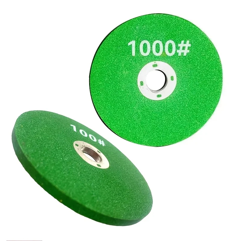2pcs Sharpening Stone Set,100/1000 Grit, for Metal Grinding, Rust Removal, and Polishing Wheels, for Sharpening Kitchen Knives