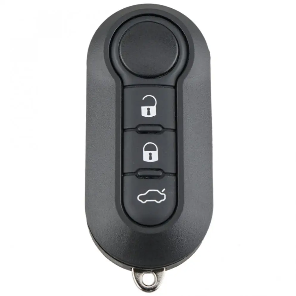 3 Buttons Car Key Remote Control Folding Housing Replacement Key Shell Fit for Fiat 500 Pan-da Punto Bra-vo