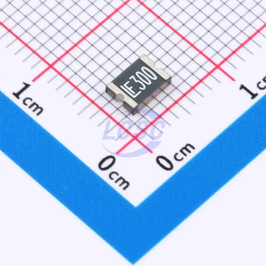 20-100Pcs/Original 1812L300MR Mark Code LF300 Polymeric PTC Resettable Fuse 6V 3A Ih SMD 1812 4532 Metric Concave