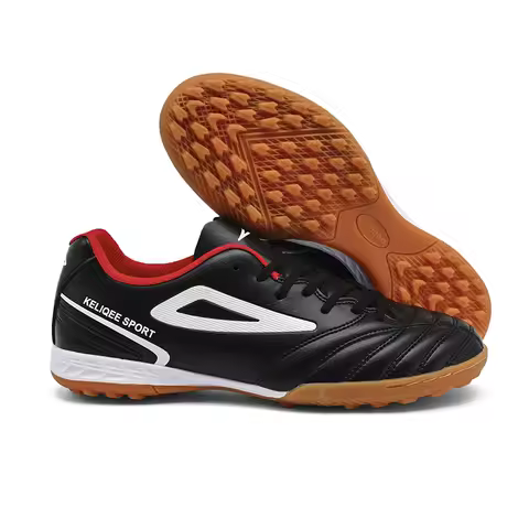 Hot Sale Best-selling Unisex Youth Football Boots Turf Cleats Anti-slip Breathable Leather Upper Lightweight Durable Soccer Trai