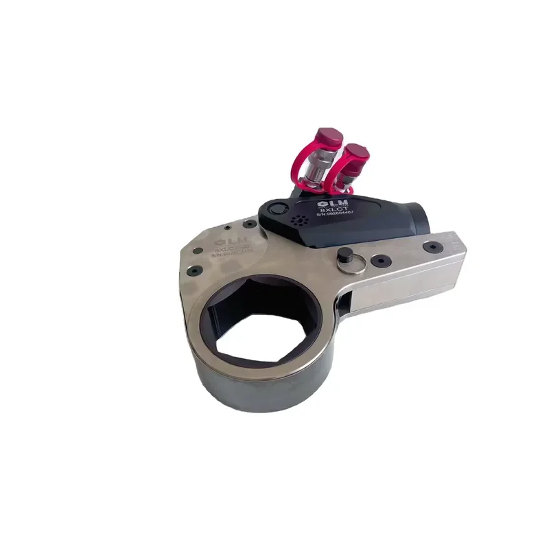 700Bar Low Profile Hex Hydraulic Torque Wrench 241-2414Nm Output 60mm Hex Drive Precise Industrial Torque Tool