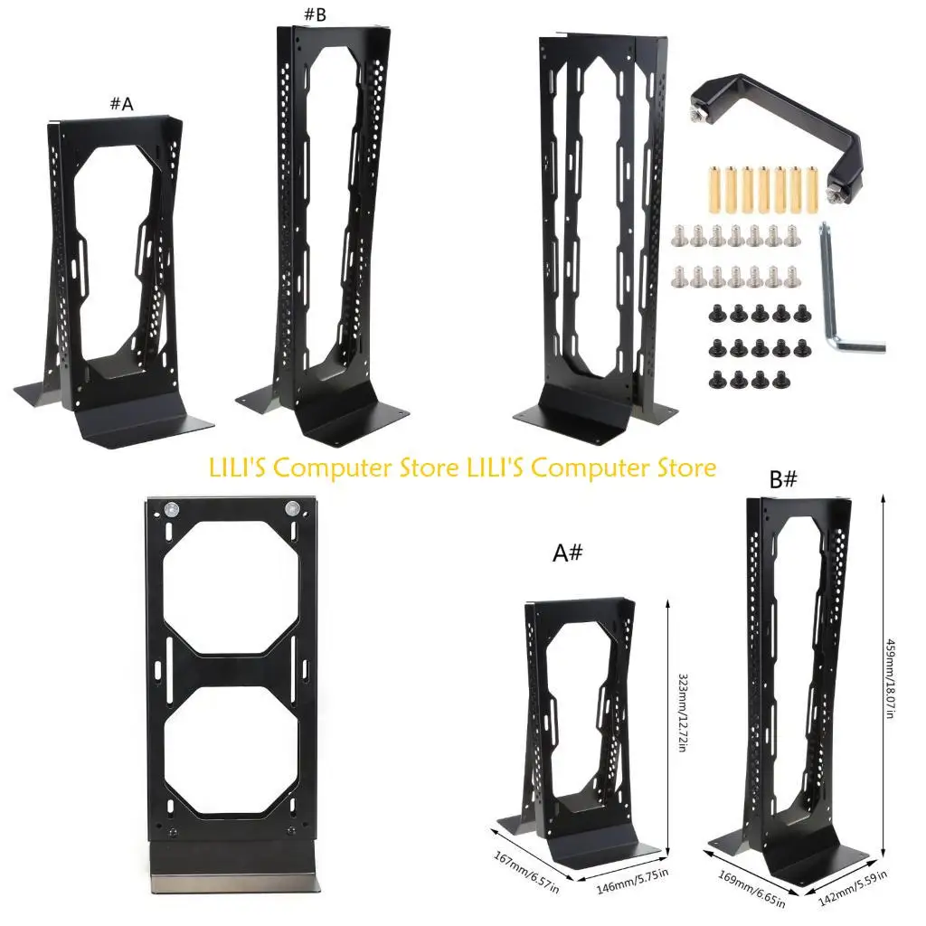 

A52B External Water Cooling Dock Bracket for ITX Computer for Case Laptop 240 360mm Cooler Radiator Multifunction Stent