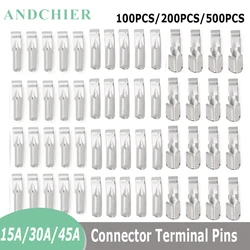 100/200/500PCS 15A/30A/45A Amp Terminal Pins Contacts For Powerpole Connector 15A 30A 45A