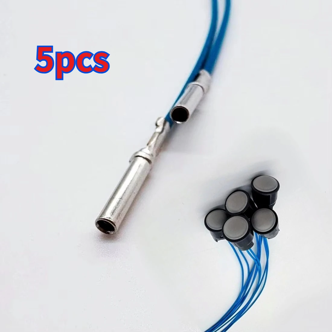 5pcs Excavator Joystick Handle Push Button Handle Control Button Gray Two-line 635-8205 Fit for CAT Caterpillar 336Gc 330Gx