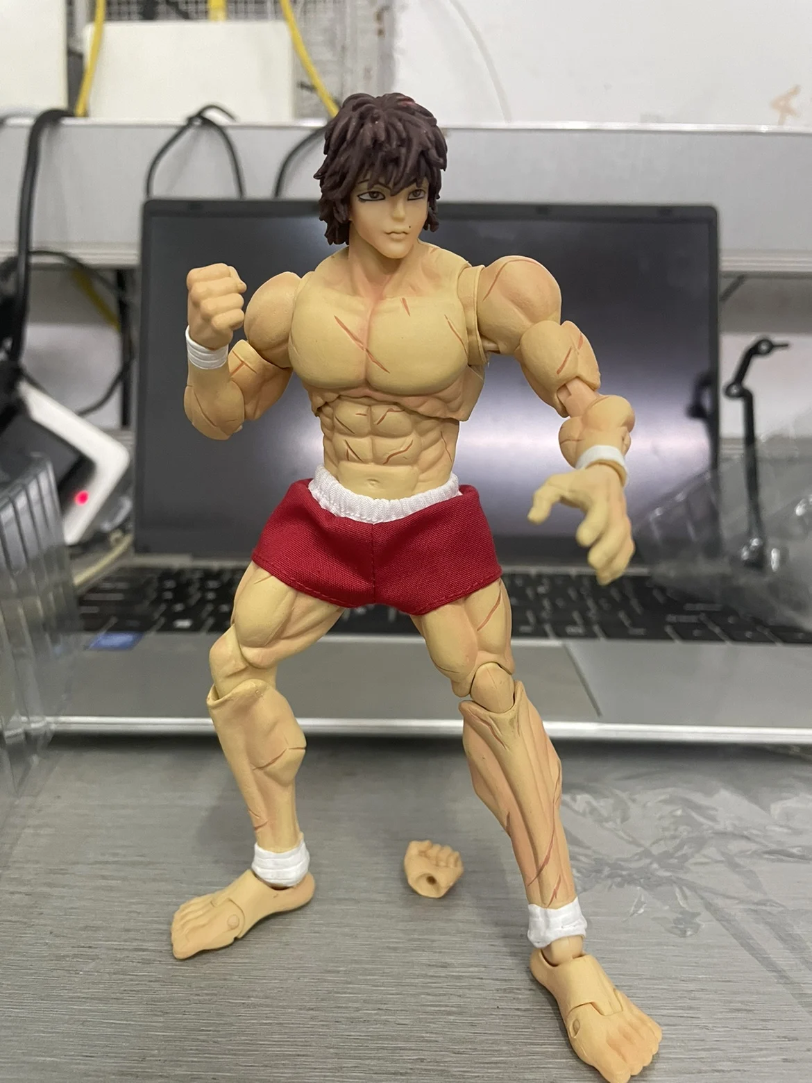 

17cm Ko St Storm Toys Baki Hanma Action Figure Fighting Anime Bakl Kibk Son Of Ogre Figurine Collectible Model Dolls Toys Gifts