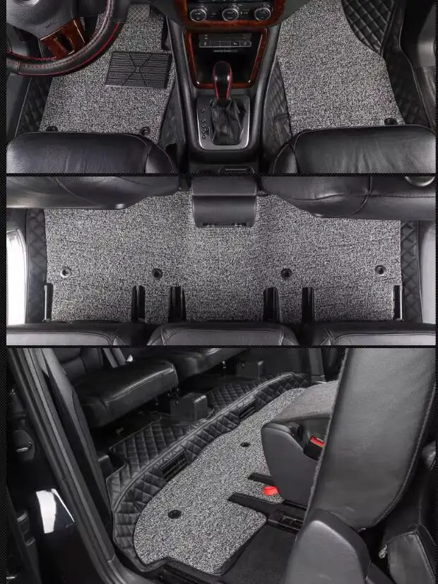 

Good quality rugs! Custom full set car floor mats for Land Rover Discovery 5 2025-2017 7 seats waterproof double layers carpets