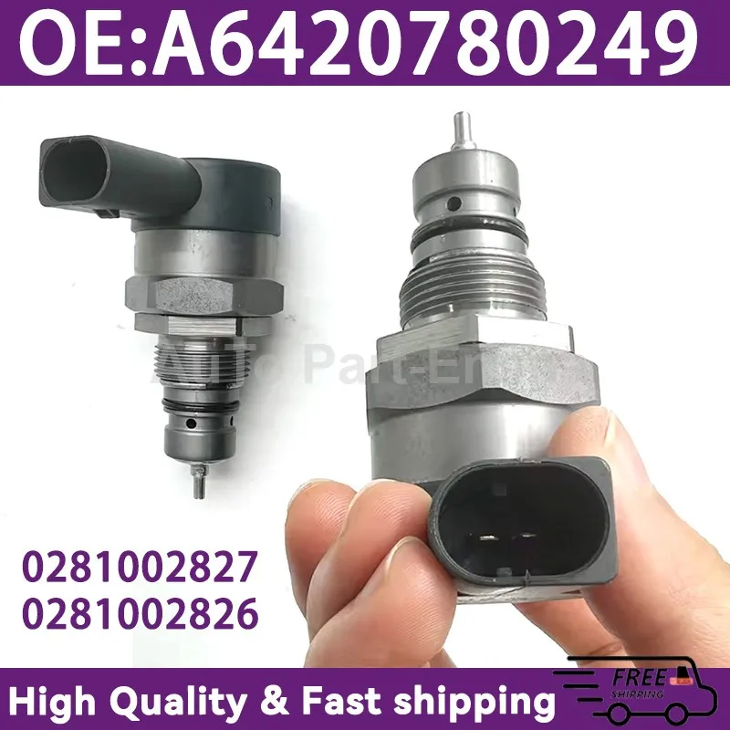 vanne-de-commande-drv-a6420780249-regulateur-de-pression-de-pompe-d'injuction-de-carburant-diesel-pour-mercedes-benz-0281002827-0281002826