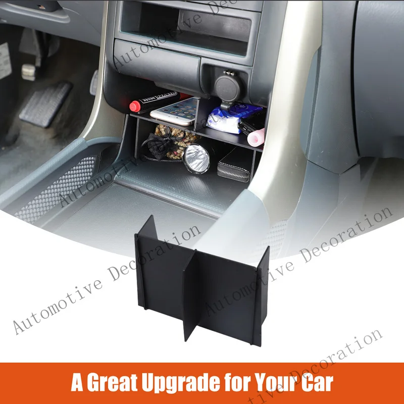 Z+ Center Console Dash Storage Box Tray Insert Divider For Honda Pilot 2003-2008
