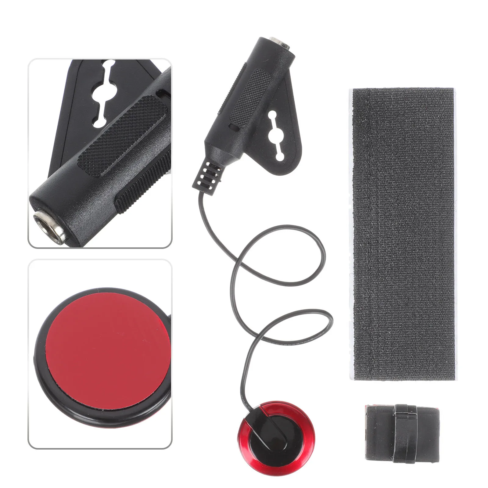 

Guitar Pickup for Acoustic Instrument Volume Control No Feedback Noise Easy to Install Near Sound Hole Long Service Life