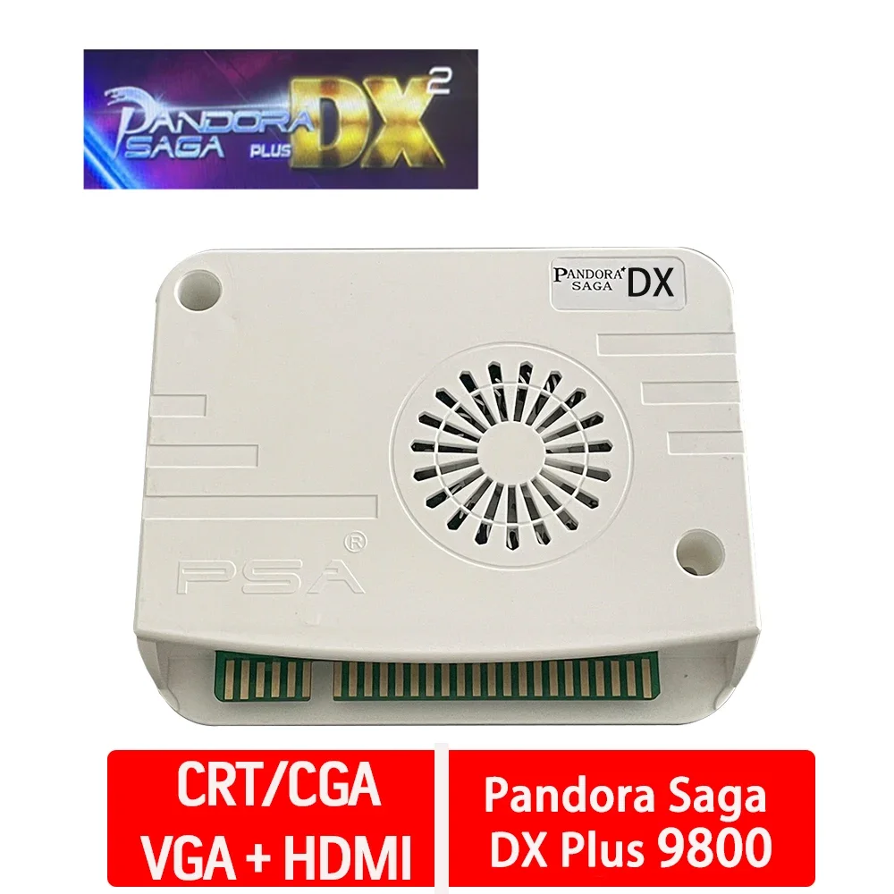 

Плата Pandora Saga Plus DX Arcade Jamma, 2800, 5000, 9800 в 1, CGA, VGA, HDMI-совместимая, 3P, 4P, высокая запись, 3D Tekken