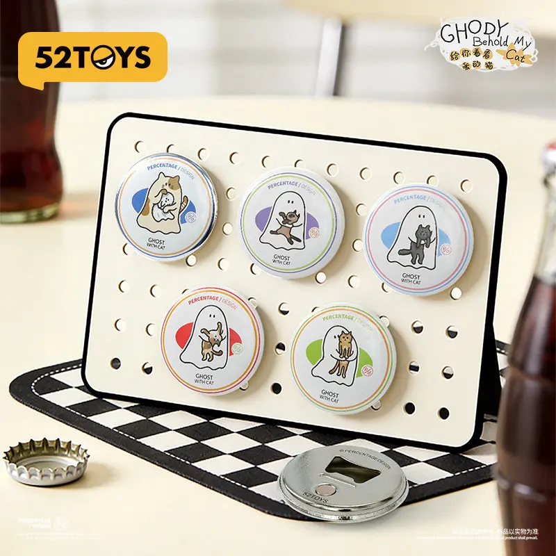 

52toys Ghost Series Magnetic Phone Grip Expandable Acrylic Magnetic Sticker Trendy Toy Home Decoration Gift Trendy Collectors
