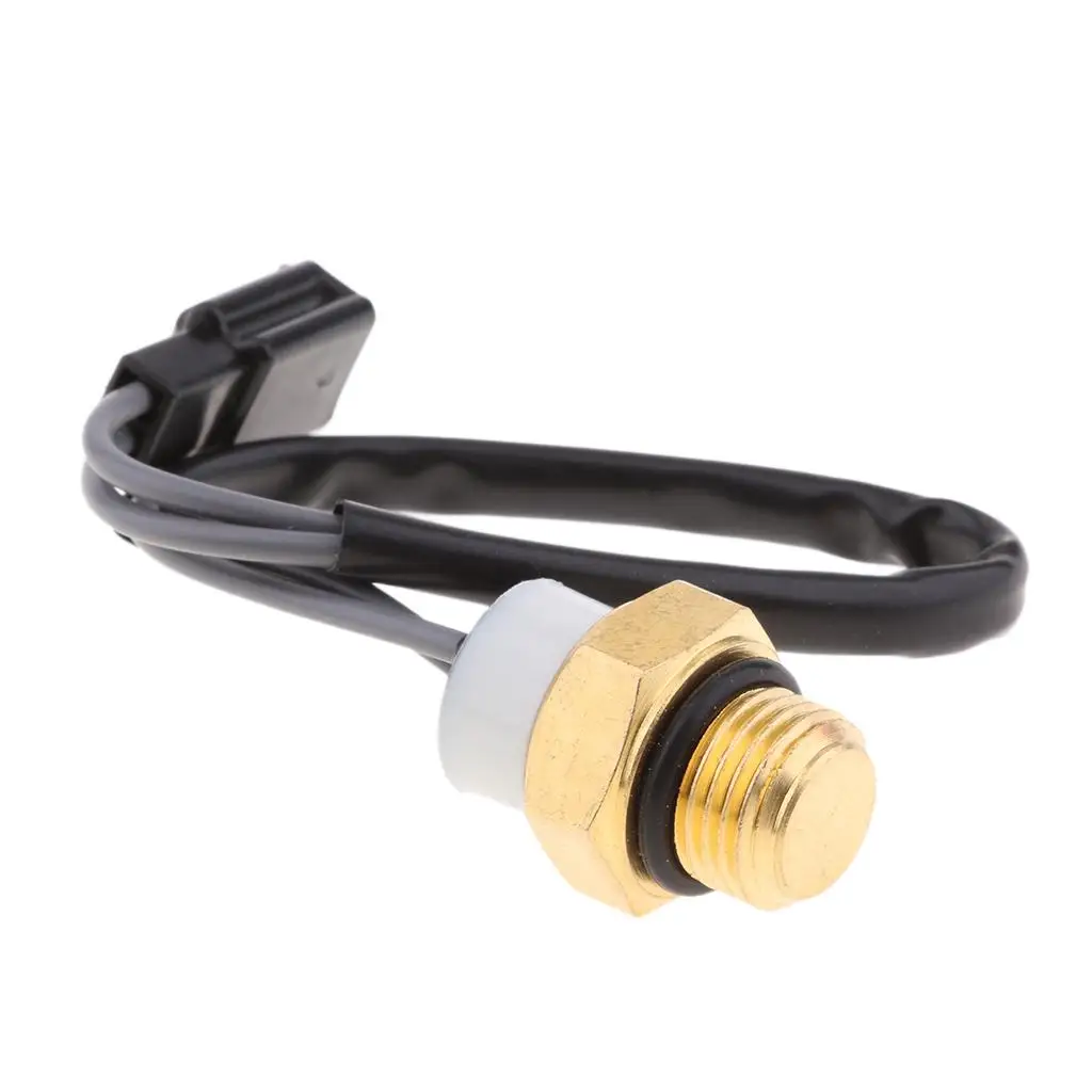 Water Temp Fan Switch Brass Coolant Sensor Radiator Thermostat Accessory for Suzuki UH200 2007-2008