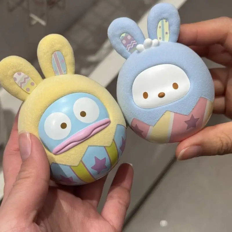

New Genuine Sanrio Characters Rabbit Fun Egg Series Blind Box Kuromi Kitty Surprise Mystery Box Anime Figure Dolls Holiday Gifts