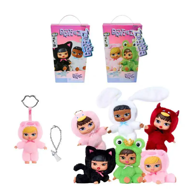 

Hot Yasmin Sasha Cloe Jade Bratzz Doll Bratziez Iconz Series Creative Keychain Stuffed Toy Bag Ornament Collectible Mystery Gift