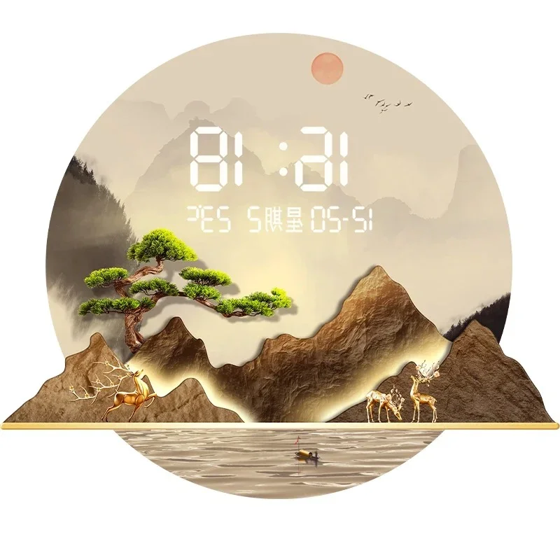 *Design Nordic Wall Clock Office Led Aesthetic Bathroom Living Room Clock Wall Painting Relojes De Pared House Decorations