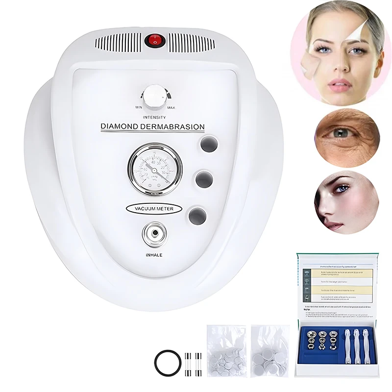 

3 in 1 Diamond Microdermabrasion Machine Suction Power kin Care Rejuvenation Professional Dermabrasion Home Use Facial Skin Care