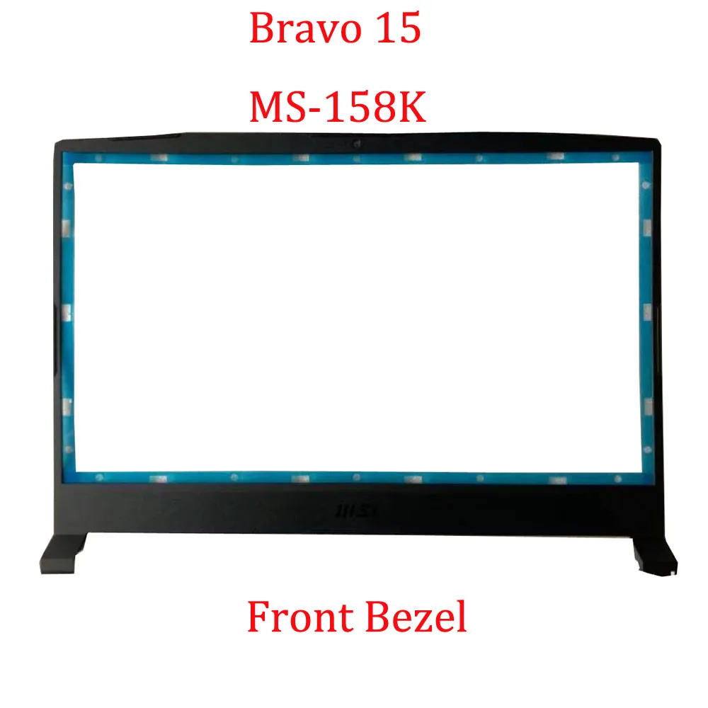 Top Cover Bezel PalmRest Bottom Case With eagle logo For MSI Bravo 15 B5D B5DD B5E B5ED B5ED-020US MS-158K Black New