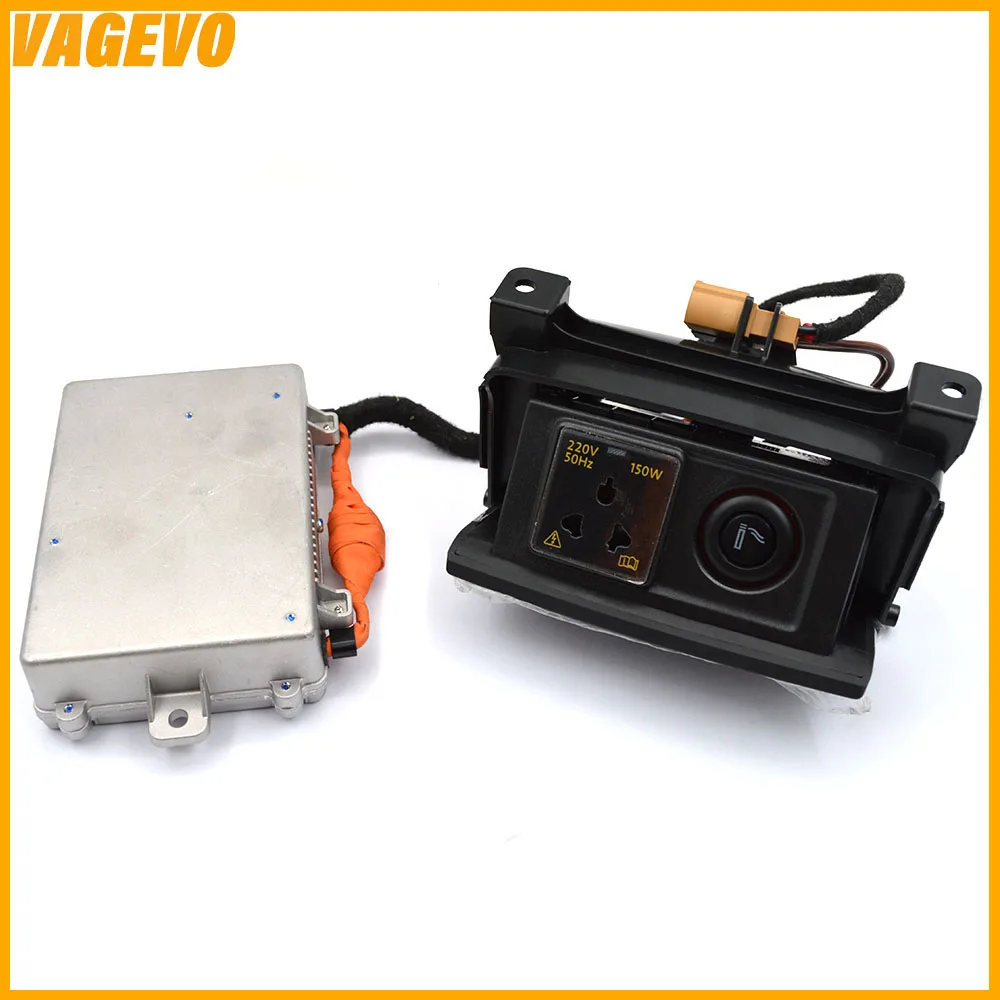 

For VW Passat B7 Original 220V Inverter Central Armrest Rear Power Plug Socket 3AD 907 154 A 3AD907154A