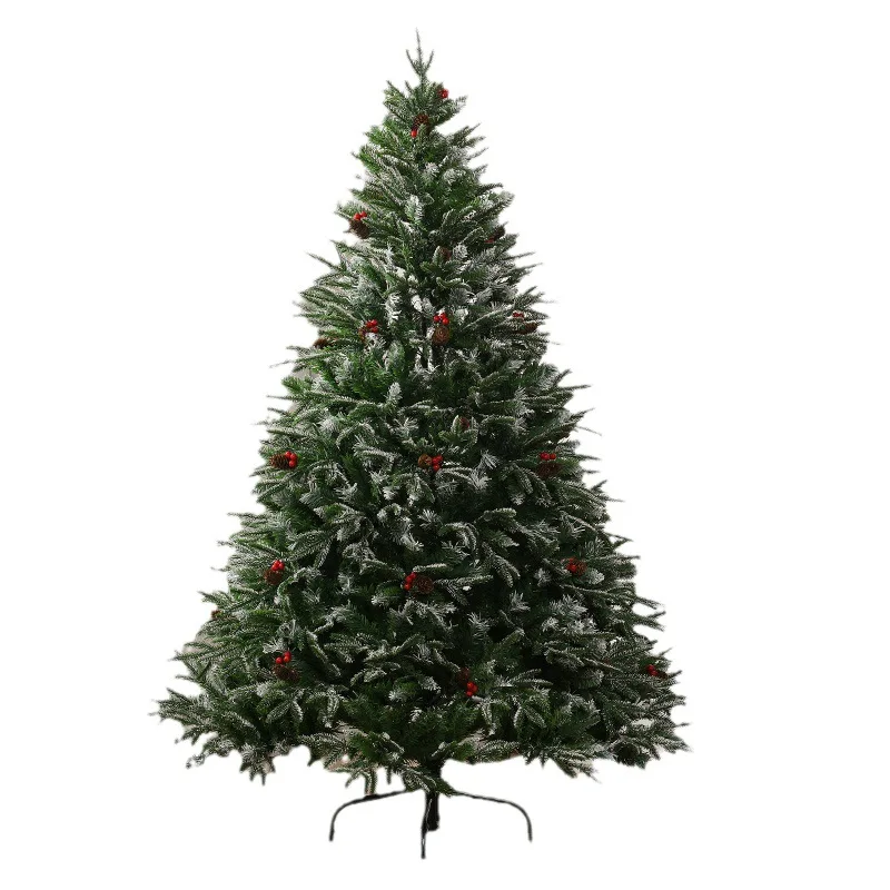 

Christmas decorations, Christmas tree 1.8 meters, encrypted pine needles, white pine cones