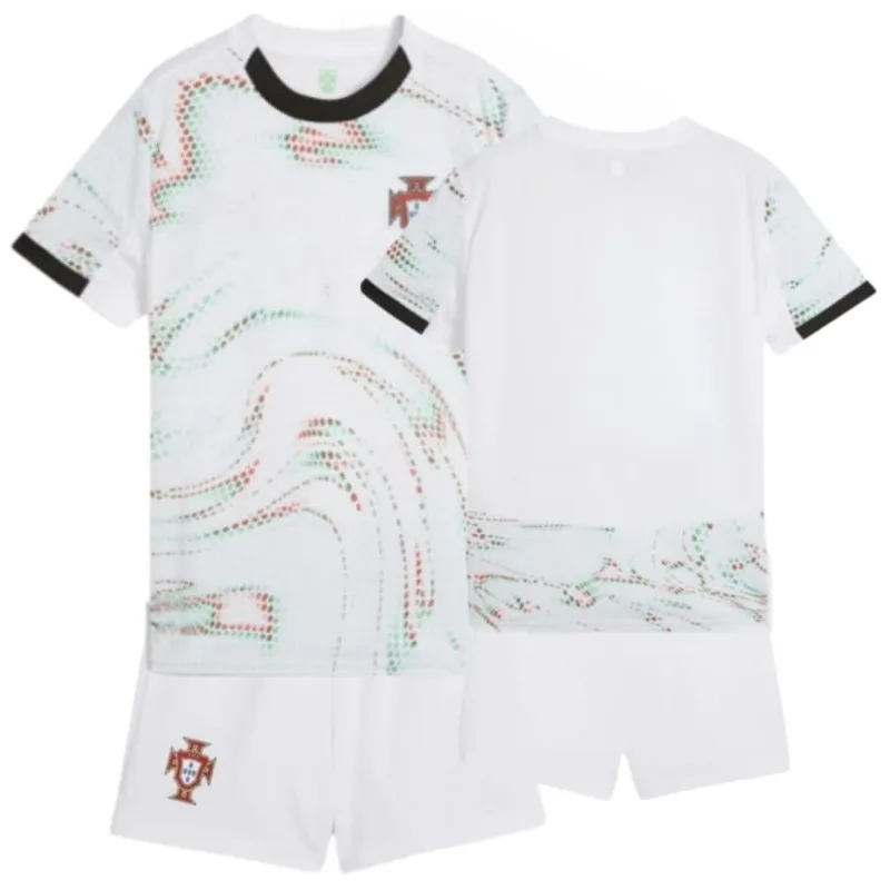 

Men's Portugal Football Jersey Set Short Sleeve Soccer Uniform with Shorts Quick Dry Training Kit Gift for Football Fans