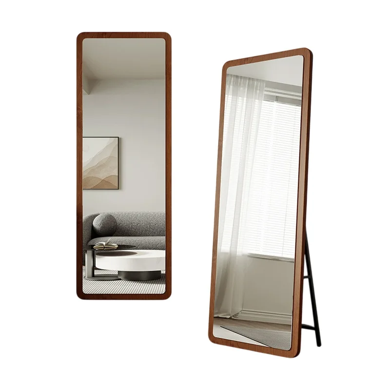 Full-body mirror antique living room full-length  clothing store girls' fitting  floor-to-ceiling  wall-mounted large mirror