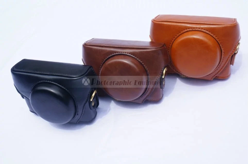 Camera Bag PU Case For Sony RX100 RX100II RX100III RX100IV RX100V With Shoulder Strap