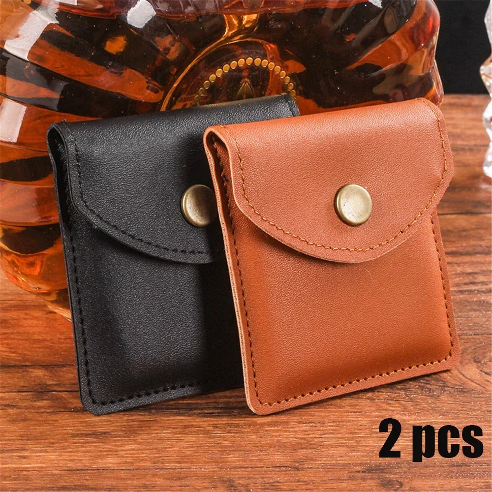 2 قطعة حزمة السجائر المحمولة منفضة سجائر جيب التدخين السيجار التبغ الرماد حقيبة التخزين مقاومة للحريق بولي كلوريد الفينيل عديم الرائحة الحقيبة السفر الشاطئ هدية