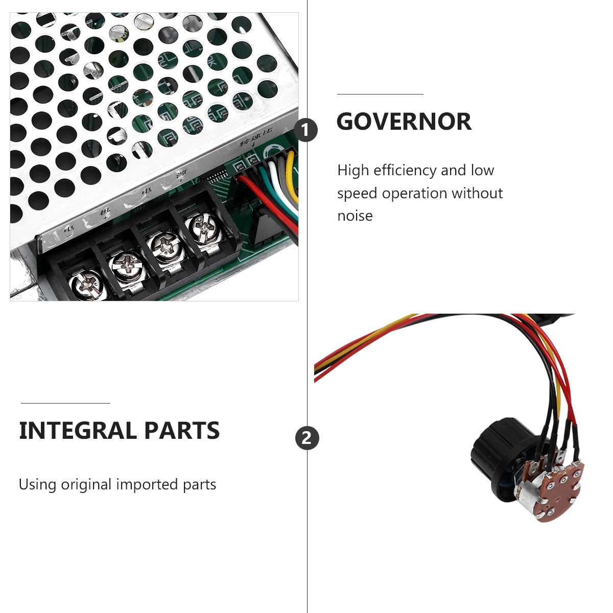 40A 12V 24V 36V 10V-55V Dc Motor Controller Adjustable Reversible Driver Switch Potentiometer Digital Scale Tool Part For Speed