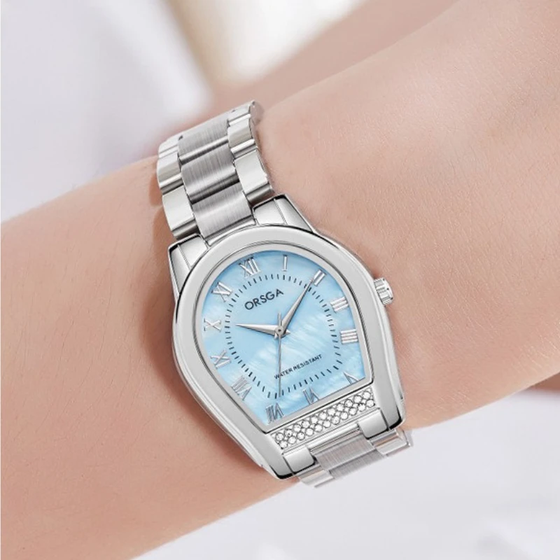

2025 New Women Watches Creative Steel Dress Bracelet Wristwatches Ladies Square Waterproof Female Relogio Feminin
