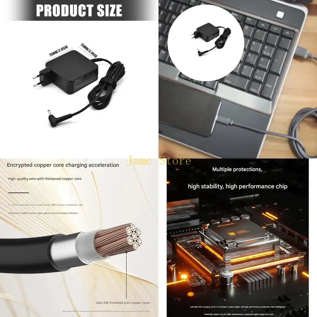 LX0B 65W Laptop Adapter 20V 3.25A Power Supply Charging Solution for 310-151SK