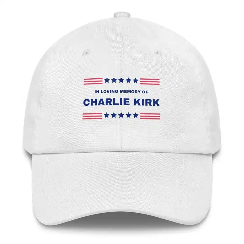 Винтажная кепка In Loving Memory Charlie Kirk, шляпа Чарли Кирк 1993-2025, шляпа с рваной Чарли Кирк, мемориальная шляпа