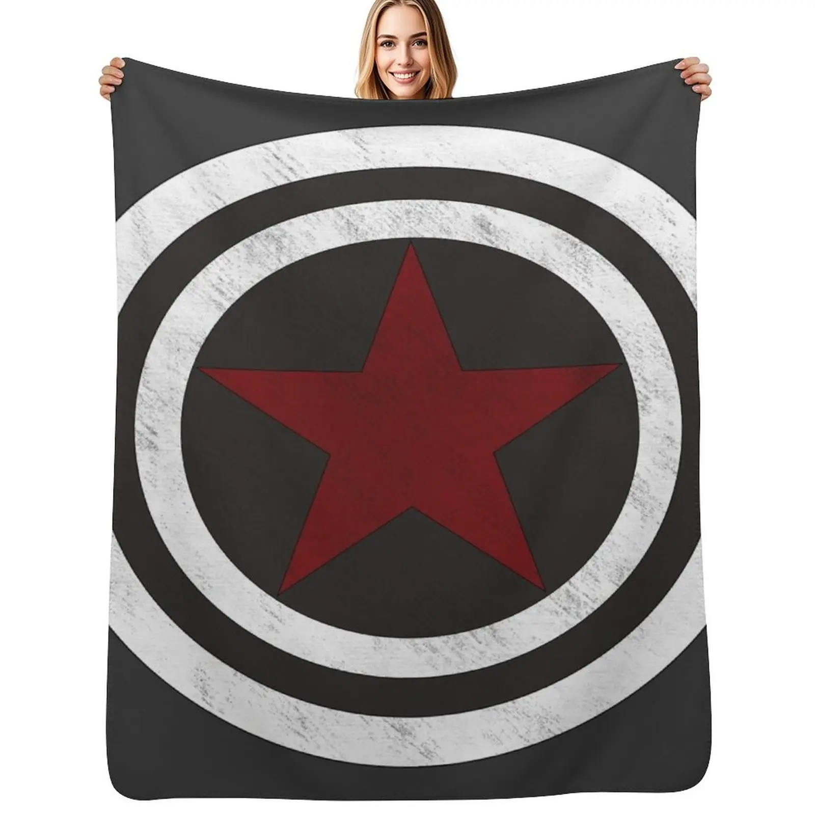 Winter Shield Throw Blanket Thermal blankets and throws Quilt Stuffeds Loose funny gift Blankets