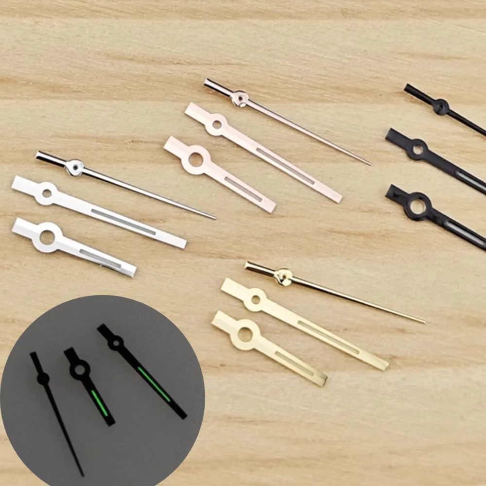 

Watch Hands for NH05 NH06 Movement 6.7-10.35-11mm Watch Pointers Fit 31mm Dial Green Luminous Hands NH05 Needles Accessories