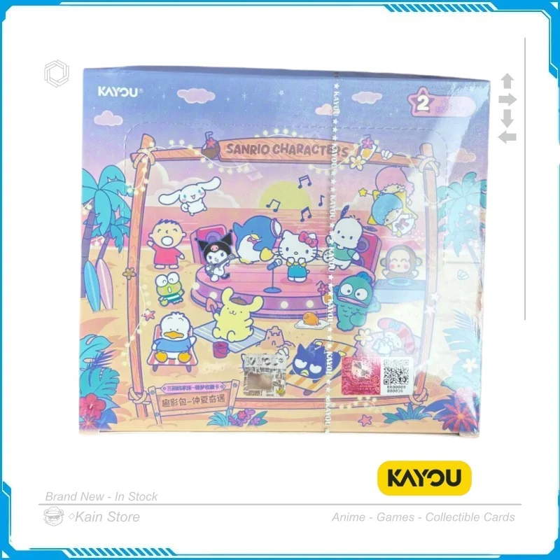 Kayou Sanrio Characters Cute Dream Vol.4 Gold Foil Holographic Hollow Pack Anime Game Collection Cards Toy Hobby Gifts