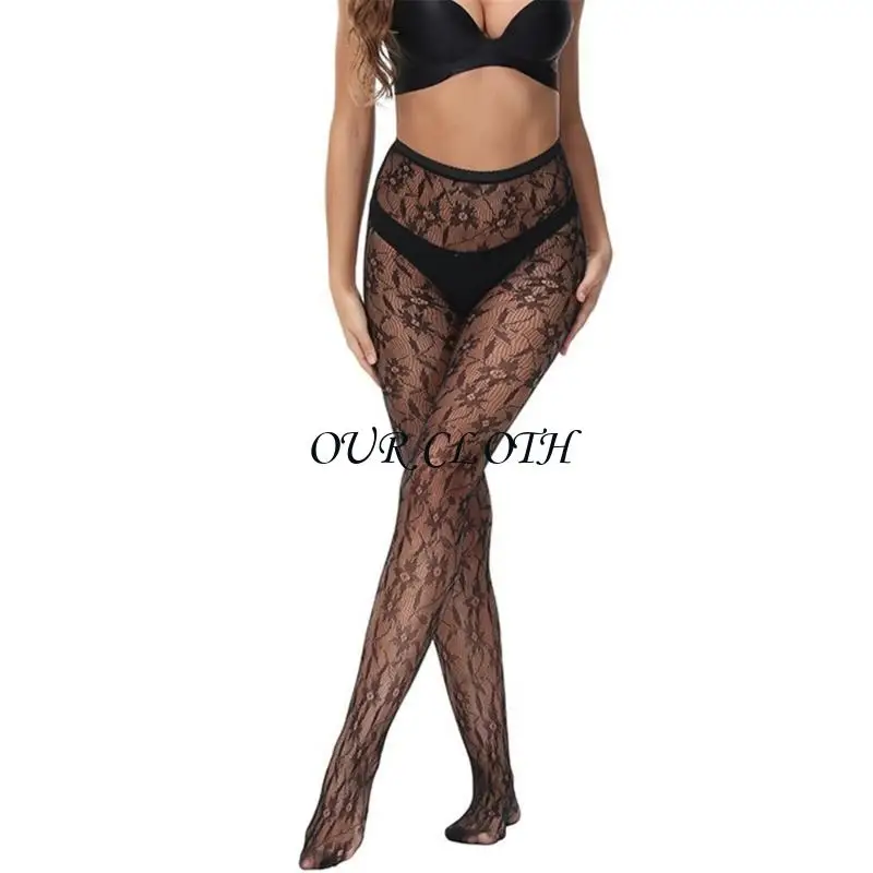 

Women's Elegant Floral Patterned Mesh Tights for Parties and Festivals Y1AC