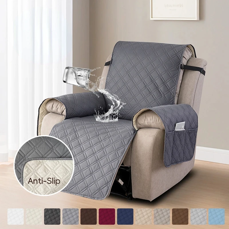 

100% Waterproof Recliner Chair Covers furniture Protector sofa covers Non Slip Armchair Slipcovers