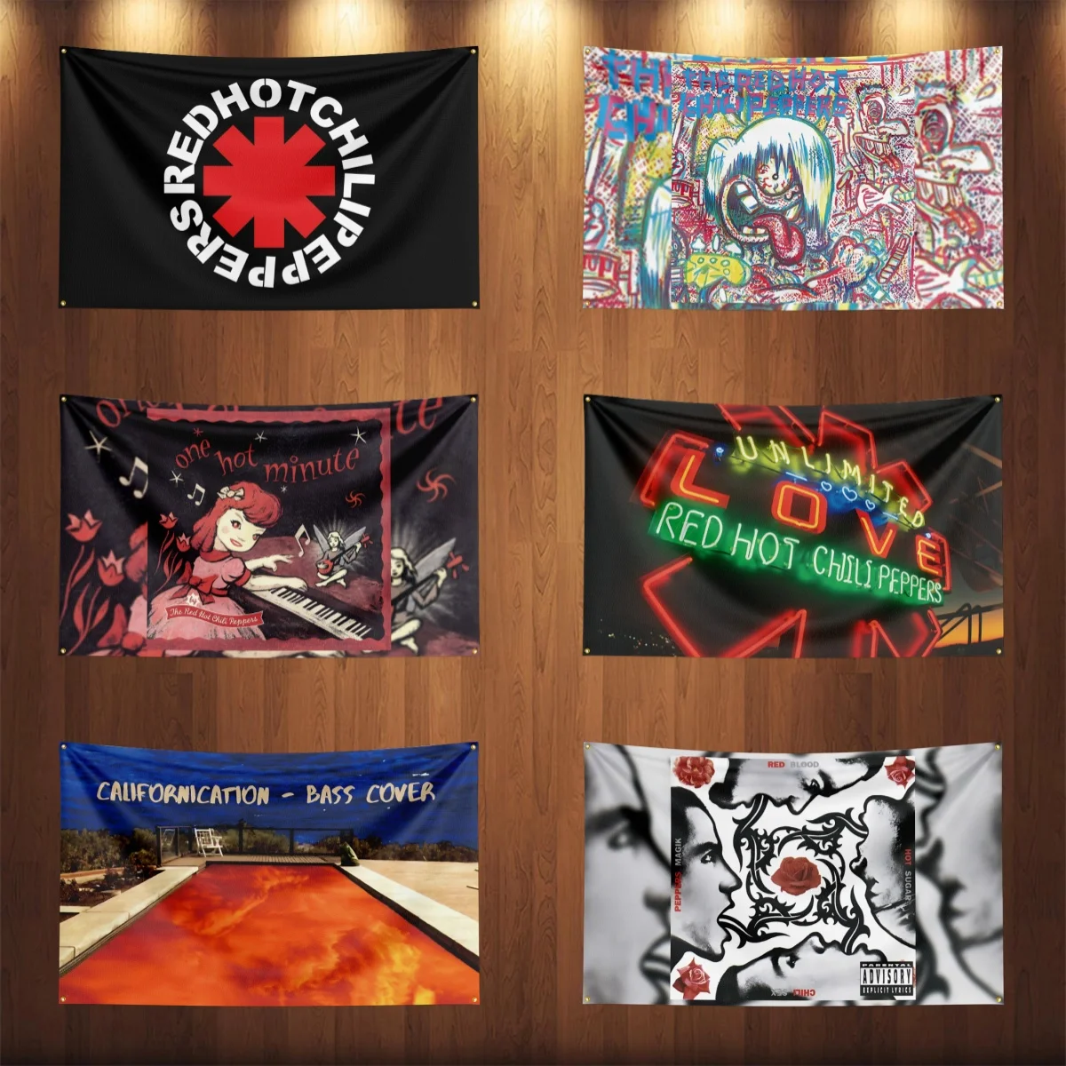 Bandera de poliéster con estampado Digital de 3x5 pies, Heavy Rock R-Red Hot Chili Pepps, arte de pared del dormitorio, decoración de tapiz para puerta exterior